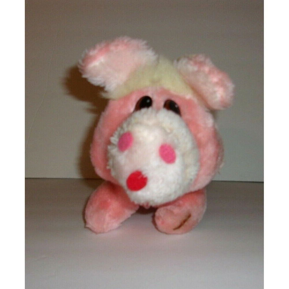 Mighty Star Pink Pig Plush Vintage Made in Korea 11" Stuffed Animal Toy